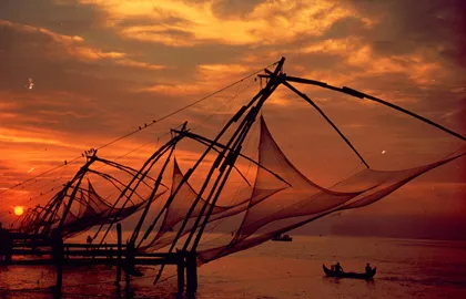 Chinese fishing net Fort Kochi