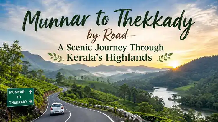 Munnar to Thekkady scenic road trip through tea plantations and the Western Ghats in Kerala