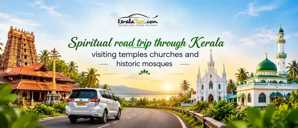 Spiritual road trip through Kerala visiting temples, churches and historic mosques
