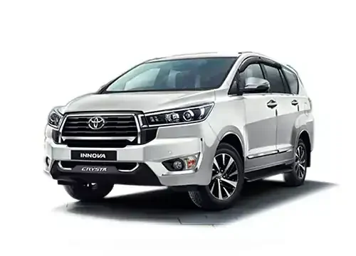 Toyota Innova Crysta SUV for reliable Kerala taxi services and city travel. Perfect for family trips and ai.
